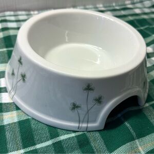 Marcus Notley - shamrock covered dog bowl